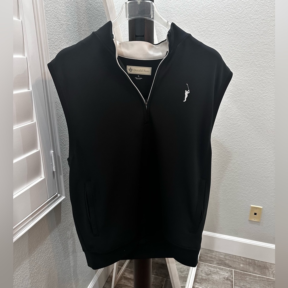 Donald Ross black vest